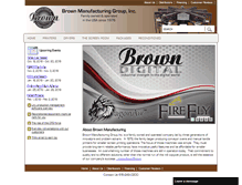 Tablet Screenshot of brownmfg.net